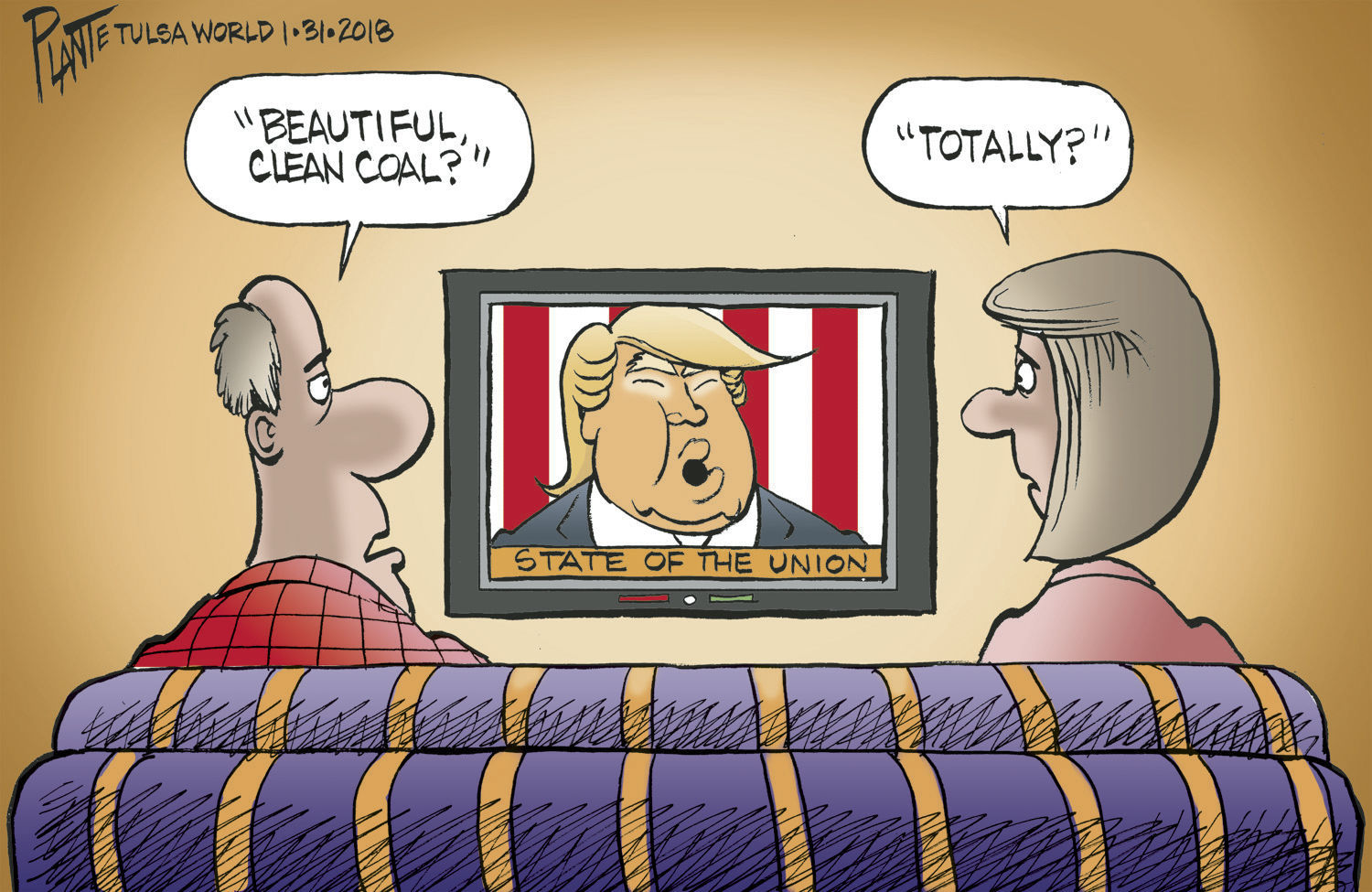 Bruce Plante Cartoon: State of the Union